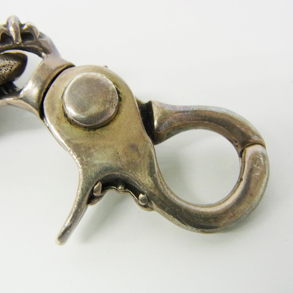 実際に弊社で買取させて頂いたA&G/エーアンドジー スカルオンクロス リンク ブレスレット/5リンクの画像 4枚目