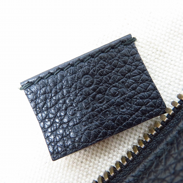 実際に弊社で買取させて頂いたGUCCI/グッチ 2018年 クルーズコレクション ビンテージロゴプリント レザーベルトバッグの画像 4枚目