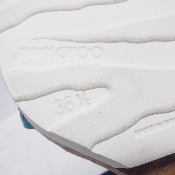 実際に弊社で買取させて頂いたJIMMY CHOO/ジミーチュウ ウェッジソール サンダル /36.5の画像 5枚目