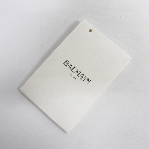 実際に弊社で買取させて頂いたBALMAIN/バルマン 15AW バイカー ダウンジャケット W5HT843B923 Sの画像 9枚目