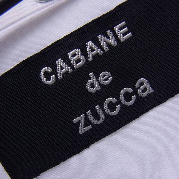 実際に弊社で買取させて頂いたCABANE de zucca/カバンドズッカ オーバーサイズ コットンシャツ/Sの画像 2枚目