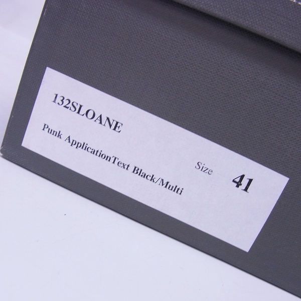 実際に弊社で買取させて頂いたJIMMY CHOO/ジミーチュウ スタッズ/バッジ付き スリッポン ブラック/41の画像 9枚目