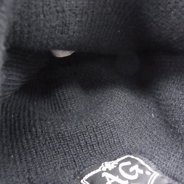 実際に弊社で買取させて頂いたA&G/エーアンドジー クロスボタンコンチョ ニットキャップの画像 3枚目