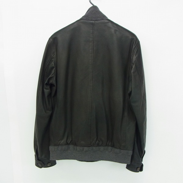 実際に弊社で買取させて頂いた【未使用】EDIFICE/エディフィス シープレザージャケット/46の画像 1枚目