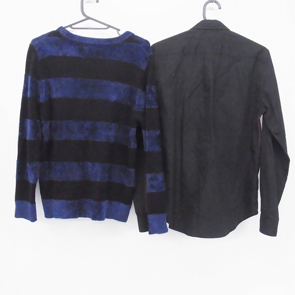 実際に弊社で買取させて頂いたSHIPS JET BLUE/シップス HARE/ハレ ウール混ニット/シャツ 2点セットの画像 1枚目