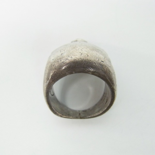 実際に弊社で買取させて頂いたCRAZY PIG/クレイジーピッグ ラージエビルスカルリング/EVIL SKULL/18号の画像 4枚目