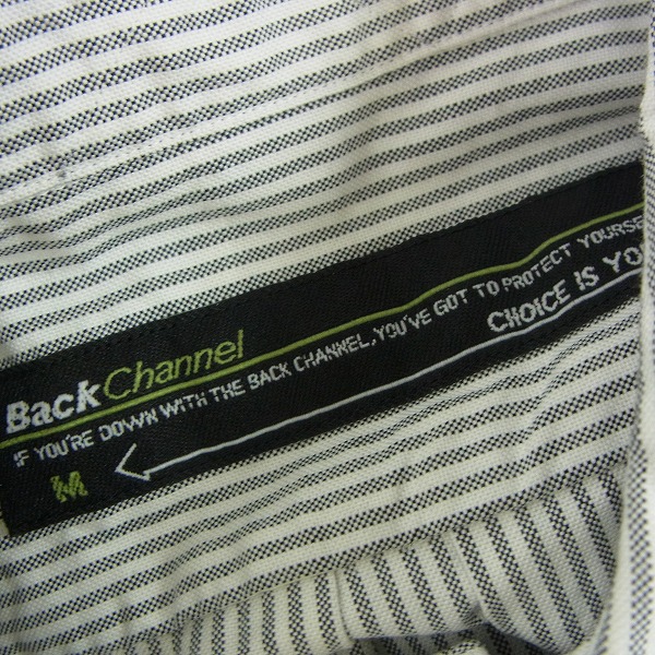 実際に弊社で買取させて頂いたBack Channel/バックチャンネル 総柄 チェック ストライプ 長袖 シャツ/ハーフパンツ 6点セットの画像 3枚目