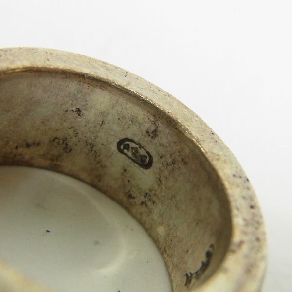 実際に弊社で買取させて頂いたA&G/エーアンドジー スピナースカルバンド リング/18号の画像 5枚目