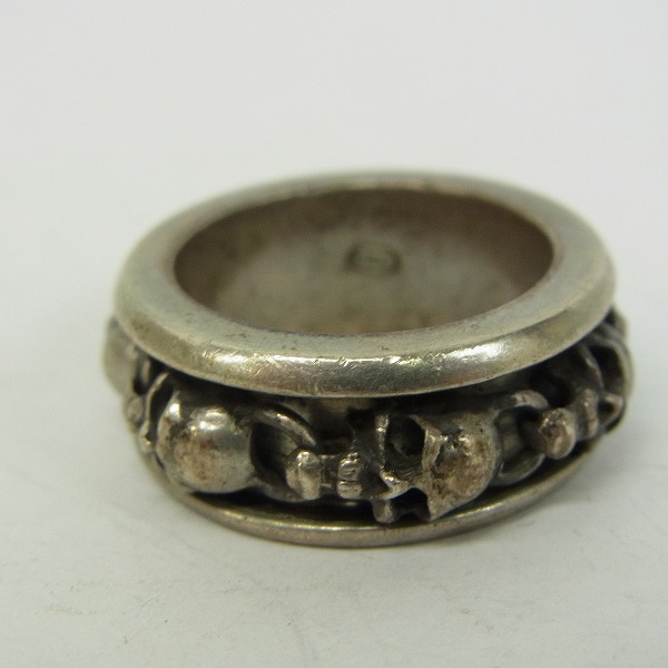 実際に弊社で買取させて頂いたA&G/エーアンドジー スピナースカルバンド リング/19.5号の画像 1枚目