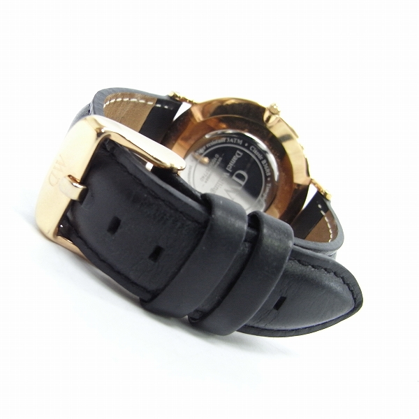 実際に弊社で買取させて頂いたDaniel Wellington/ダニエルウェリントン レザーベルト クォーツ/腕時計/ウォッチ B36R8の画像 2枚目