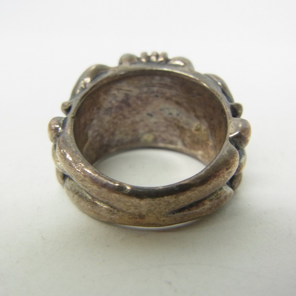 実際に弊社で買取させて頂いたA&G/エーアンドジー ワイドフローラルクロスリング/14号の画像 3枚目