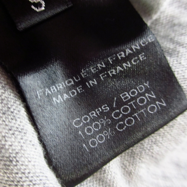 実際に弊社で買取させて頂いたBALMAIN/バルマン Tシャツ カットソー フロントプリント S5HJ6011406M/Sの画像 4枚目