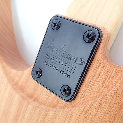 実際に弊社で買取させて頂いた★【音出し確認済/美品】JACKSON/ジャクソン JS32T Warrior Natural Oil エレキギターの画像 7枚目