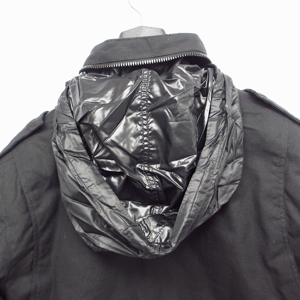 実際に弊社で買取させて頂いたBALMAIN/バルマン M-65 ジップアップ コットンジャケット/46の画像 9枚目