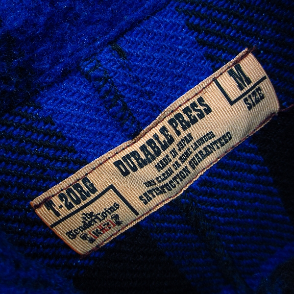 実際に弊社で買取させて頂いたTENDERLOIN/テンダーロイン DURABLE PRESS バッファローチェックネルシャツ Mの画像 2枚目