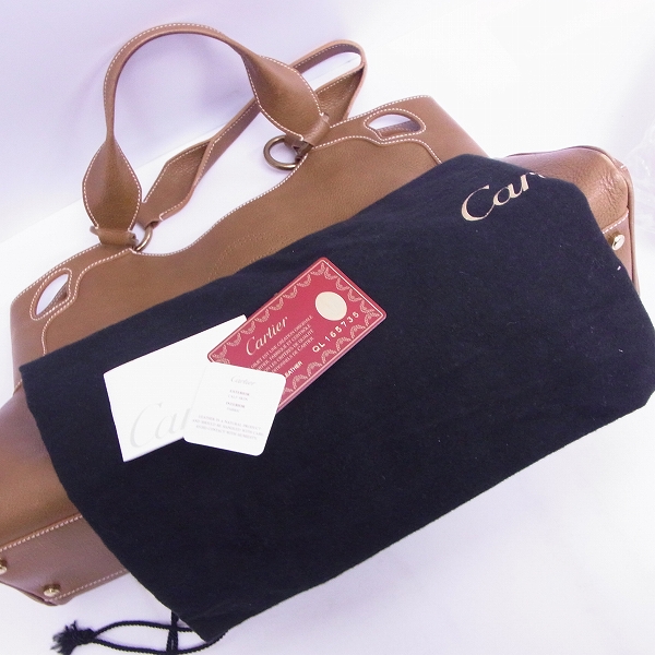 実際に弊社で買取させて頂いたCartier/カルティエ マルチェロ　トート/ハンドバッグの画像 7枚目