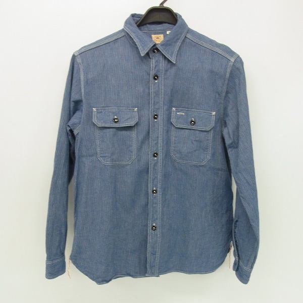 実際に弊社で買取させて頂いたSUGAR CANE/シュガーケーン デニム ワークシャツ/M