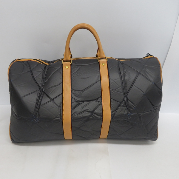 実際に弊社で買取させて頂いたHUNTING WORLD/ハンティングワールド イタリア製 バチュークロス ハンド/ボストンバッグ の画像 1枚目