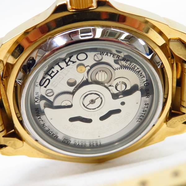 SEIKO SPORTS/セイコースポーツ 自動巻き デイデイト 7S36-00Y0の買取