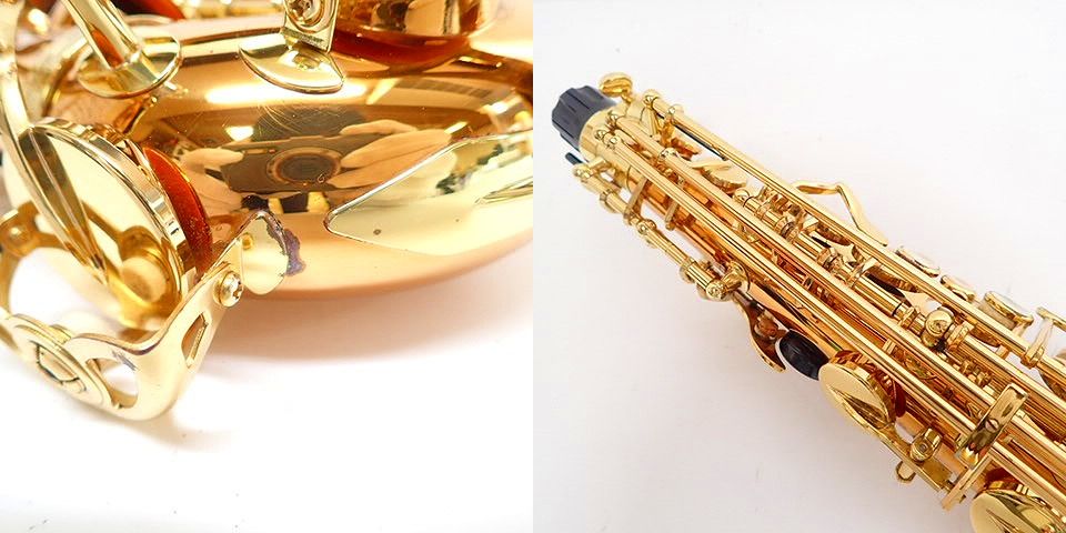 実際に弊社で買取させて頂いた★YANAGISAWA/ヤナギサワ A-902 アルトサックス 金管楽器 ネック/ハードケース付の画像 4枚目