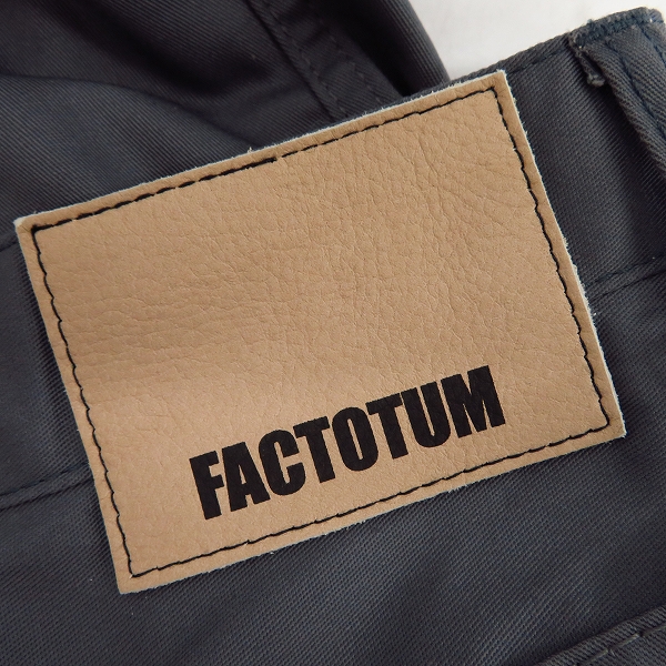実際に弊社で買取させて頂いた【未使用】FACTOTUM/ファクトタム スタプレパンツ ストレート/30の画像 2枚目