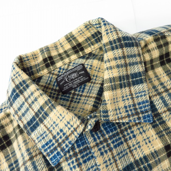 実際に弊社で買取させて頂いたCRIMIE/クライミー チェック柄 ワークシャツ/Lの画像 5枚目