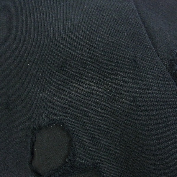 実際に弊社で買取させて頂いたGIVENCHY/ジバンシイ ダメージ加工 ロゴスウェット XSの画像 6枚目