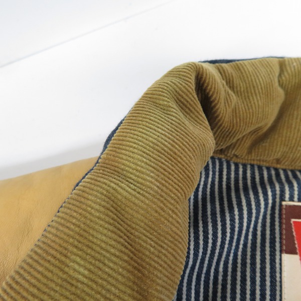 実際に弊社で買取させて頂いたSUGAR CANE/シュガーケーン デニムダウンベスト/XLの画像 6枚目