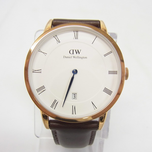 実際に弊社で買取させて頂いたDaniel Wellington/ダニエルウェリントン レザーベルト クォーツ/腕時計/ウォッチ 1103DW 38mm
