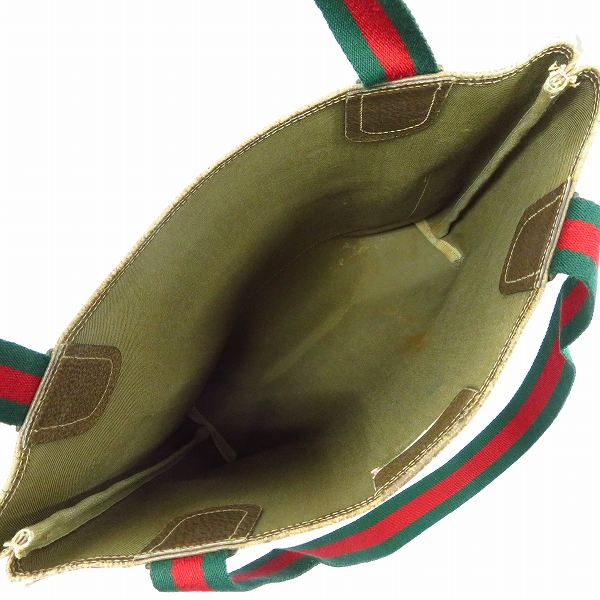 実際に弊社で買取させて頂いたGUCCI/グッチ オールドグッチ トートバッグ GG柄 塩ビキャンパス 39.02.003の画像 3枚目