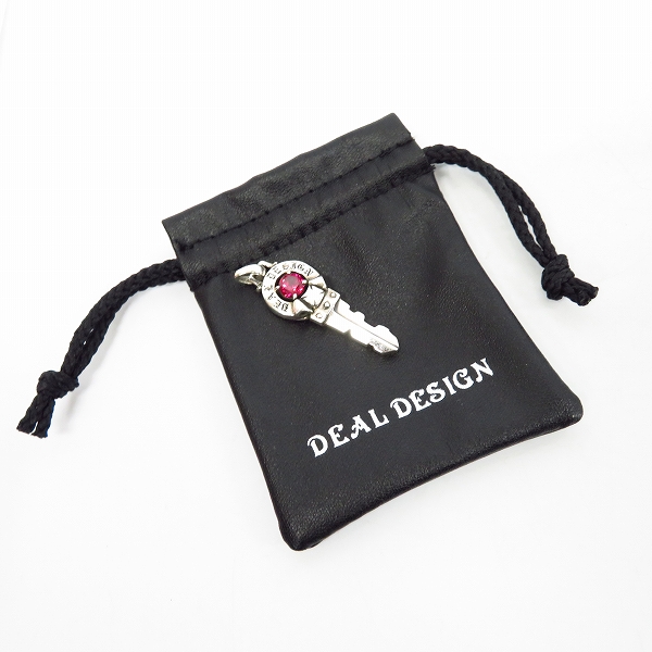 実際に弊社で買取させて頂いたDEAL DESIGN/ディールデザイン キー/鍵デザイン ストーンセットペンダントトップの画像 5枚目