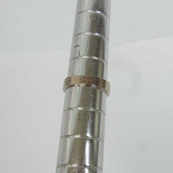 実際に弊社で買取させて頂いたCartier/カルティエ ラブリング 18金ホワイトゴールド ペア 49/59 9号/18.5号 2点セットの画像 5枚目