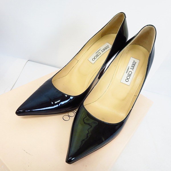 実際に弊社で買取させて頂いたJIMMY CHOO/ジミーチュウ ABEL/アベル ポインテッドトゥ パンプス/38.5