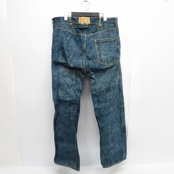 実際に弊社で買取させて頂いたSUGAR CANE/シュガーケーン EDO AI DENIM 江戸藍 砂糖黍デニムパンツ W36L34の画像 1枚目