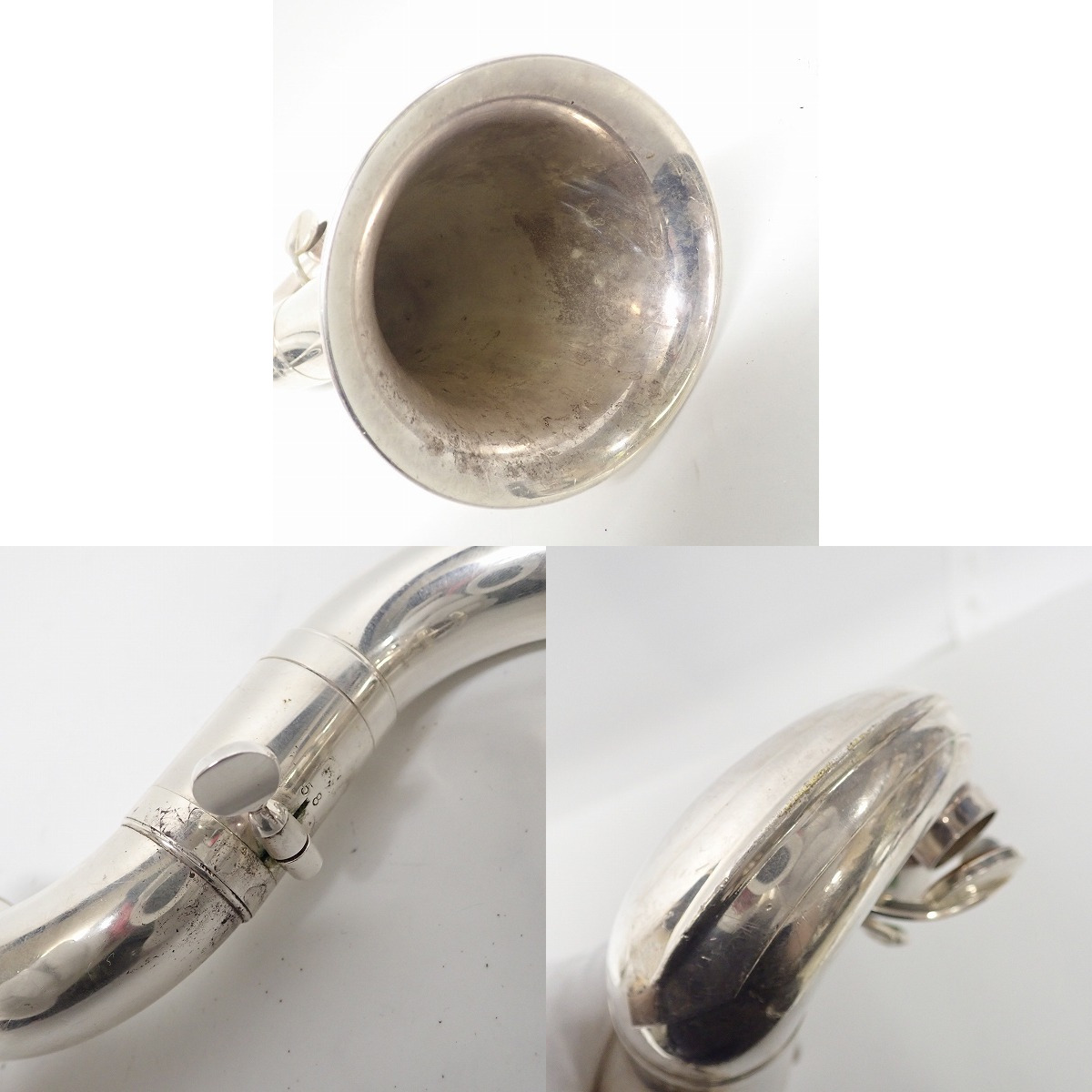 実際に弊社で買取させて頂いた★【型番不明】H.SELMER/セルマー バスクラリネット ハードケース付の画像 8枚目