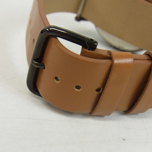 実際に弊社で買取させて頂いたCABANE de ZUCCA/カバンドズッカ レザーベルトウォッチ/腕時計 AJGT001の画像 2枚目