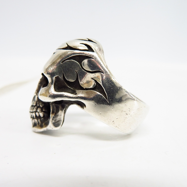 実際に弊社で買取させて頂いたCRAZY PIG/クレイジーピッグ トライバルスカルリング/20.5号の画像 4枚目