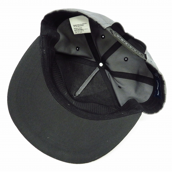 実際に弊社で買取させて頂いたDESCENDANT/ディセンダント ロゴ刺繍 スナップバッグキャップ Fの画像 3枚目