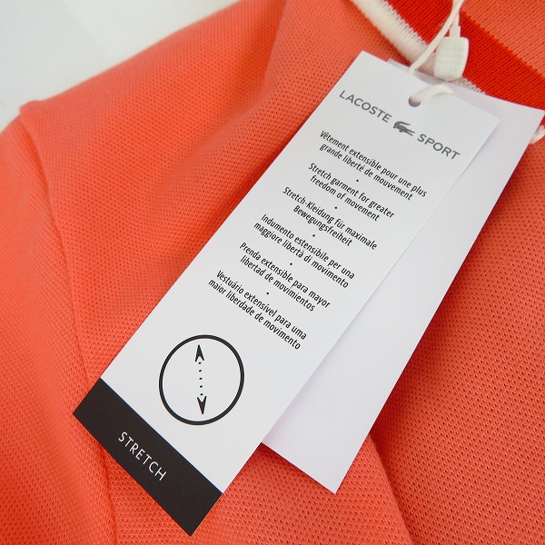 実際に弊社で買取させて頂いた【未使用】LACOSTE/ラコステ ポロシャツ コットン 38の画像 4枚目