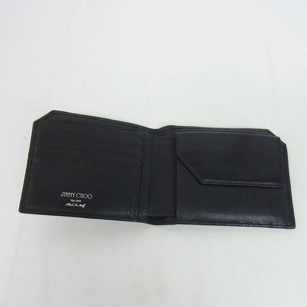 実際に弊社で買取させて頂いたJIMMY CHOO/ジミーチュウ ALBANY 二つ折り財布 エンボスの画像 3枚目