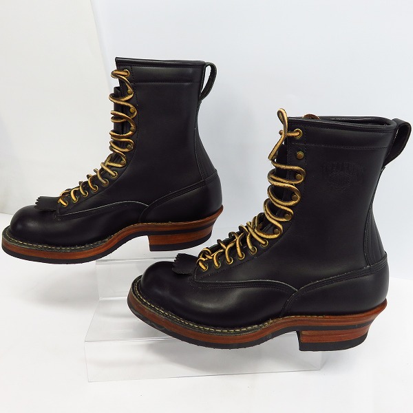 実際に弊社で買取させて頂いたWHITE'S BOOTS/ホワイツブーツ スモークジャンパー レザーライニング スチールトゥ/10Eの画像 3枚目