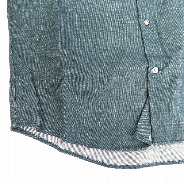 実際に弊社で買取させて頂いた417 EDIFICE/フォーワンセブンエディフィス ロングスリーブ コットンシャツ/Mの画像 5枚目