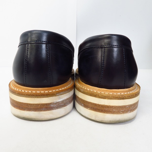 実際に弊社で買取させて頂いたJOSEPH CHEANEY＆SONS/ジョセフ チーニー HUDSON コインローファー/レザーシューズ Size：7の画像 1枚目