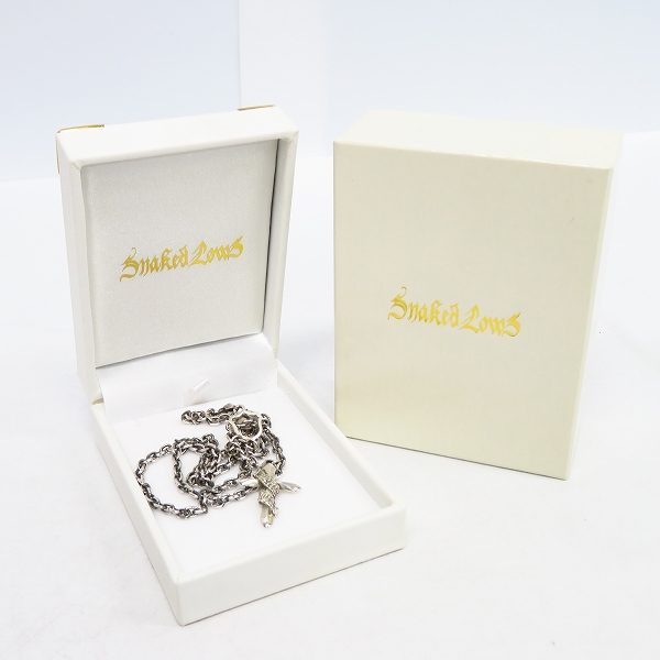 実際に弊社で買取させて頂いたDEAL DESIGN/ディールデザイン SNAKED LOWS/スネイキッドロウズ クロスネックレスの画像 8枚目