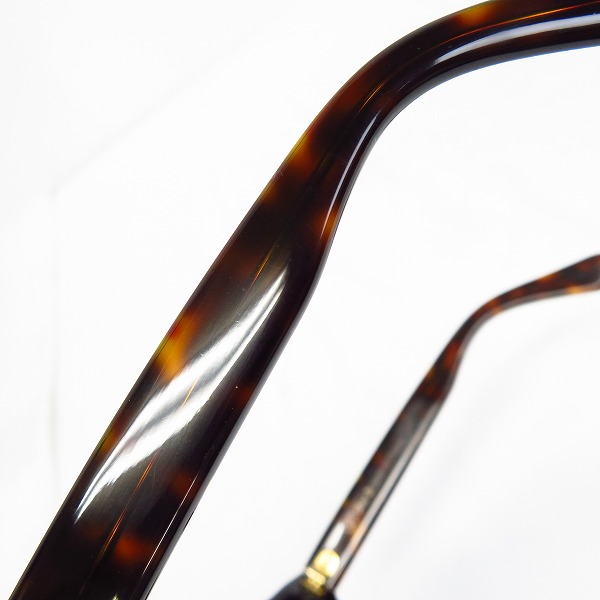 実際に弊社で買取させて頂いたOLIVER GOLDSMITH/オリバーゴールドスミス MUST 黒縁 度入り/眼鏡/メガネフレームの画像 6枚目