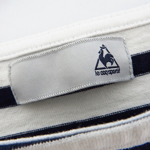 実際に弊社で買取させて頂いたle coq sportif/ルコックスポルティフ ボートネック長袖シャツ/カットソー QLUMJB02/Sの画像 2枚目