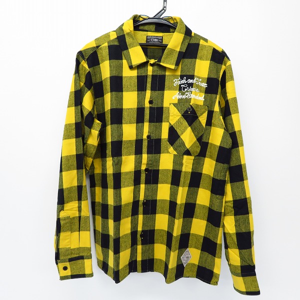 実際に弊社で買取させて頂いたCRIMIE/クライミー チェック柄 胸刺繍 ワークシャツ/L