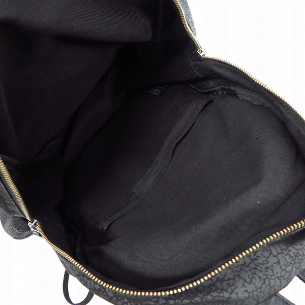 実際に弊社で買取させて頂いたDIET BUTCHER SLIM SKIN/ダイエットブッチャースリムスキン レザー切替 リュックサック/デイパックの画像 4枚目