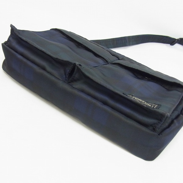 実際に弊社で買取させて頂いたHEAD PORTER/ヘッドポーター TANKER/タンカー ショルダーポーチ チェックの画像 2枚目