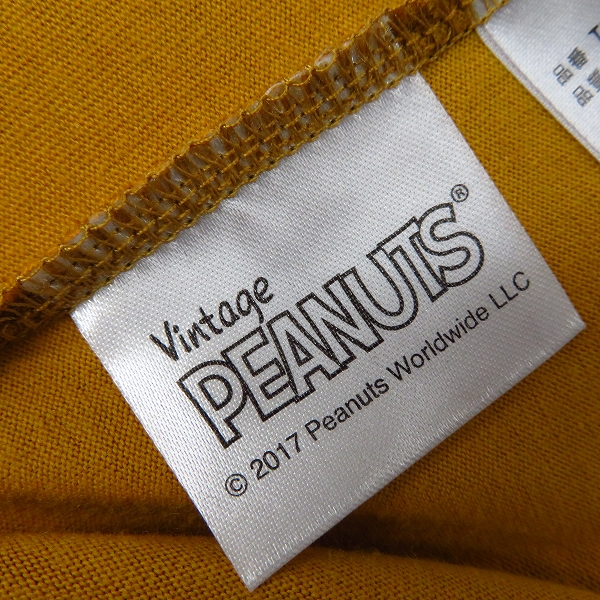 実際に弊社で買取させて頂いたCIAOPANIC TYPE/チャオパニックティピー PEANUTSコラボ スヌーピー チャーリー・ブラウン Ｔシャツ Mの画像 3枚目
